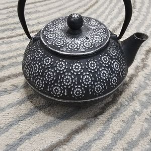 Fe Cast Iron Teapot Japanese Cast Iron Tea Kettle Blue Tetsubin Cast Iron Tea Po